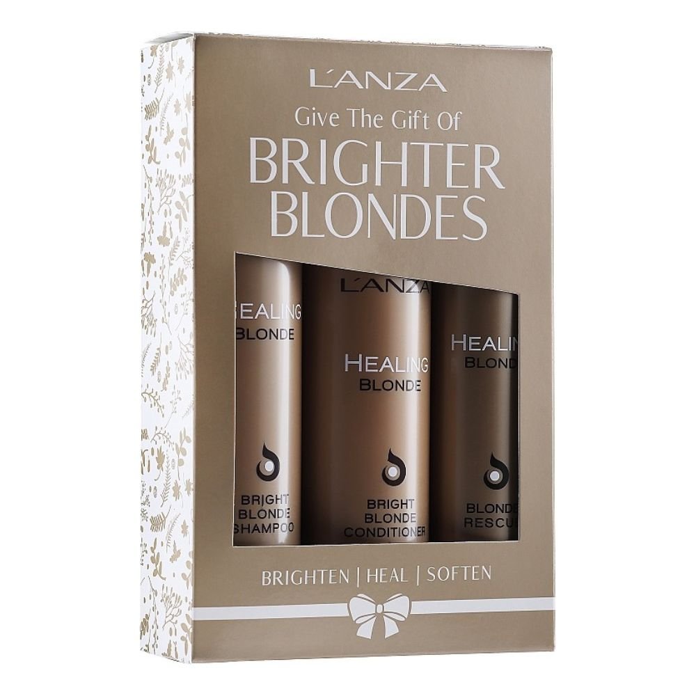 Подарочный набор «Блонд» L'anza Healing Blonde Holiday Trio Box - основное фото