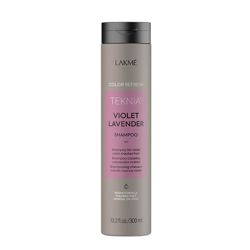 Шампунь для фарбованого волосся фіолетових відтінків Lakme Teknia Color Refresh Violet Lavender Shampoo 300 мл - основне фото