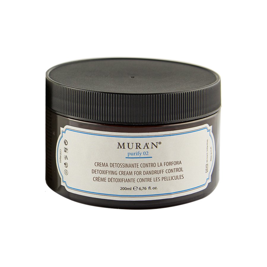 Детоксикувальна маска-крем проти лупи Muran Purify 02 Detoxifying Anti-Dandruff Cream 200 мл - основне фото