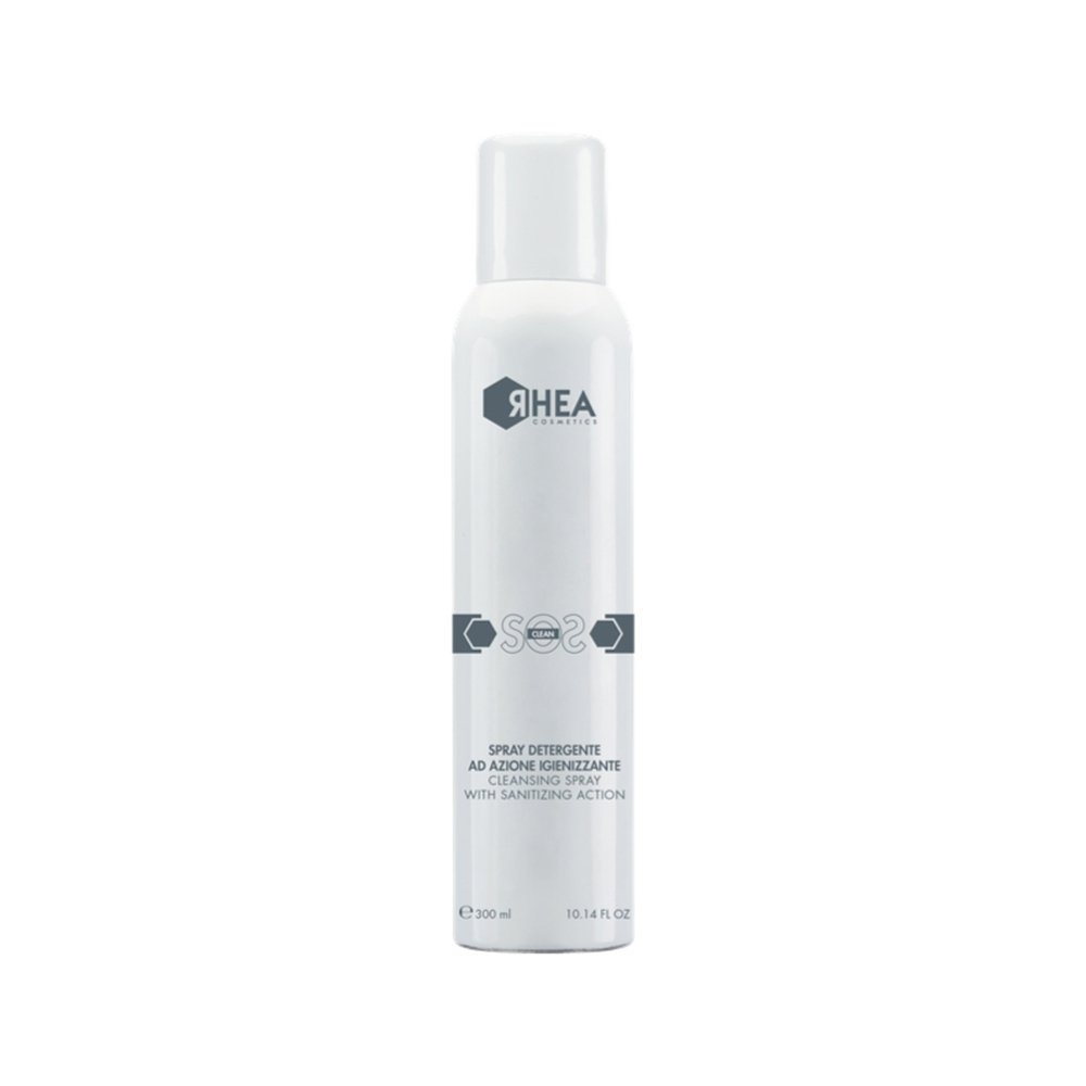 Очищувальний спрей-санітайзер для поверхонь Rhea Cosmetics SOS Clean Cleancing Spray 300 мл - основне фото