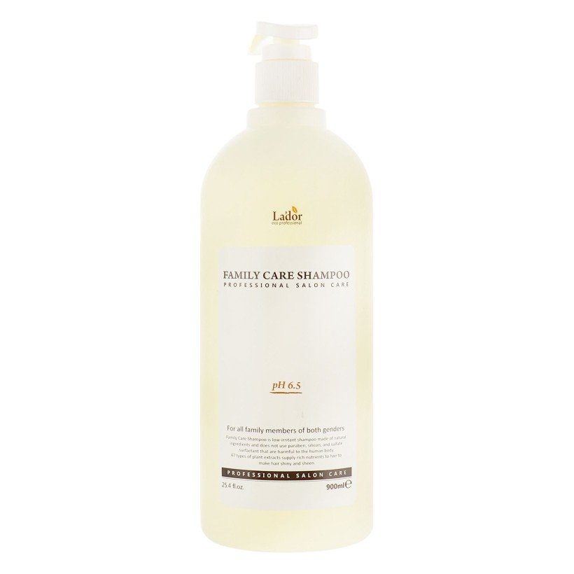 Зволожувальний шампунь для всієї родини La'dor Family Care Shampoo 900 мл - основне фото