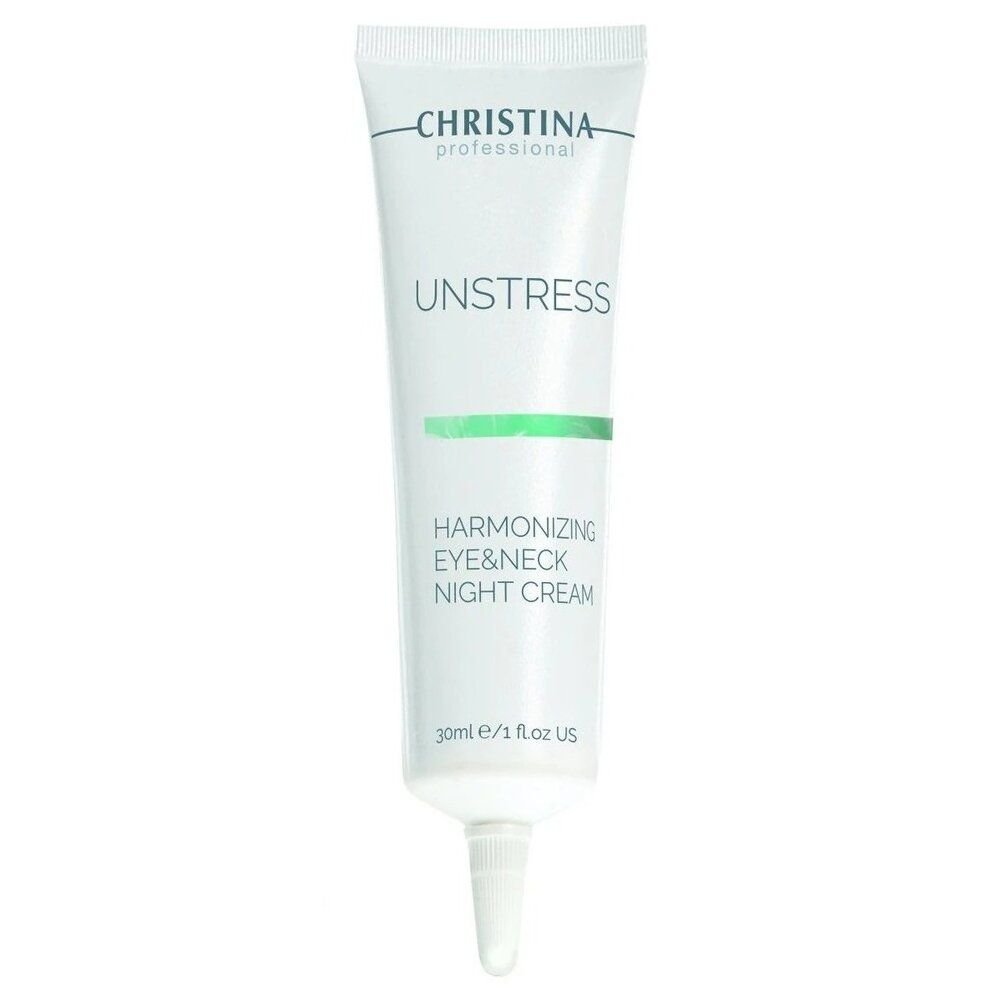 Гармонизирующий ночной крем для кожи вокруг глаз и шеи Christina Unstress Harmonizing Eye & Neck Night Cream 30 мл - основное фото