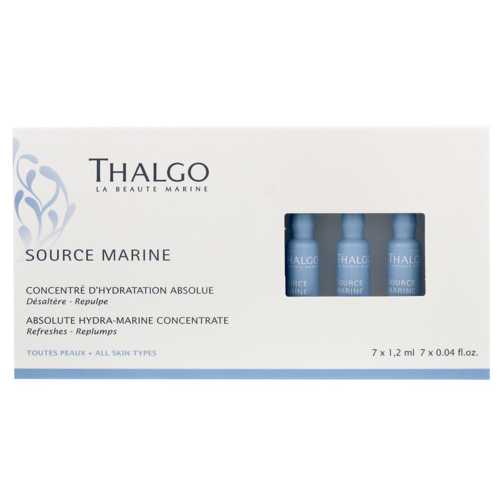 Інтенсивно-зволожувальний концентрат THALGO Source Marine Absolute Hydra-Marine Concentrate 7x1,2 мл - основне фото