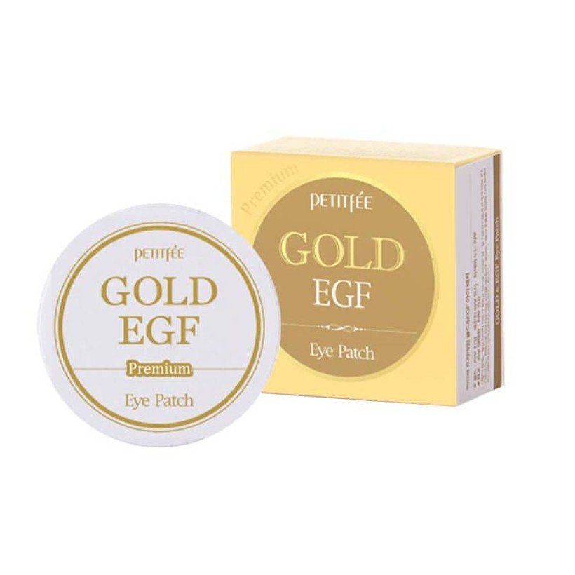 Гідрогелеві патчі з колоїдним золотом та епідермальним фактором росту PETITFEE Premium Gold & EGF Eye Patch 60 шт - основне фото