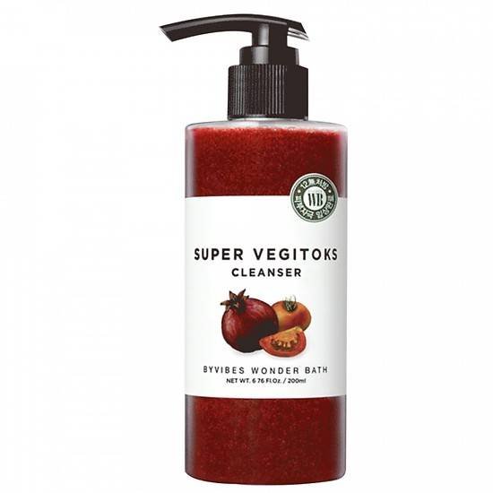 Детокс-гель для вмивання з екстрактом томату Wonder Bath Super Vegitoks Cleanser Red 200 мл - основне фото