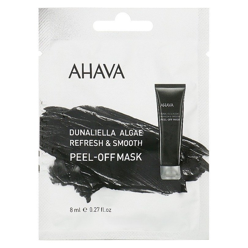 Освежающая маска-плёнка на основе водорослей Ahava Dunaliella Peel Off Mask 8 мл - основное фото