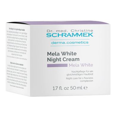 Нічний крем для лікування гіперпігментації Dr.Schrammek Mela White Night Cream 50 мл - основне фото