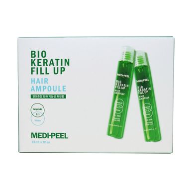 Укрепляющий филлер для волос с кератином MEDI-PEEL Bio Keratin Fill Up Hair Ampoule 13х10 мл - основное фото