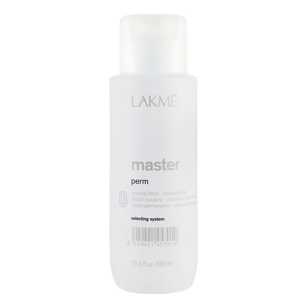 Лосьйон для завивки жорсткого волосся Lakme Master Perm 0 Waving Lotion for Resistant Hair 500 мл - основне фото