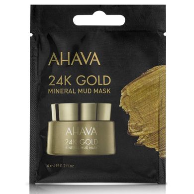 Маска на основі золота Ahava 24К Gold Mineral Mud Mask 6 мл - основне фото