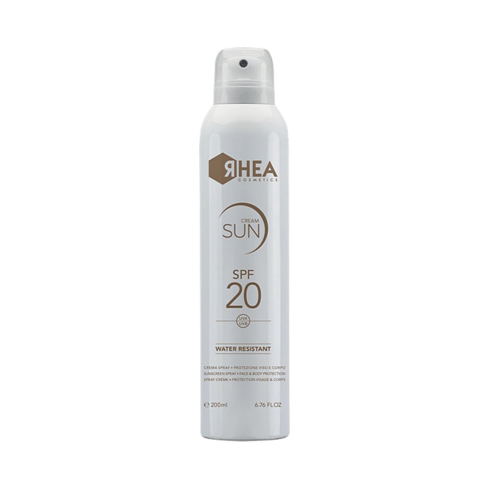 Кремовий спрей для обличчя і тіла Rhea Cosmetics CreamSun SPF 20 Sunscreen Spray Face & Body 200 мл - основне фото