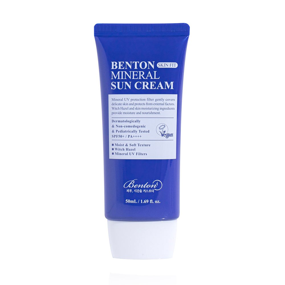 Солнцезащитный крем на минеральной основе BENTON Skin Fit Mineral Sun Cream SPF 50+/PA++++ 50 мл - основное фото