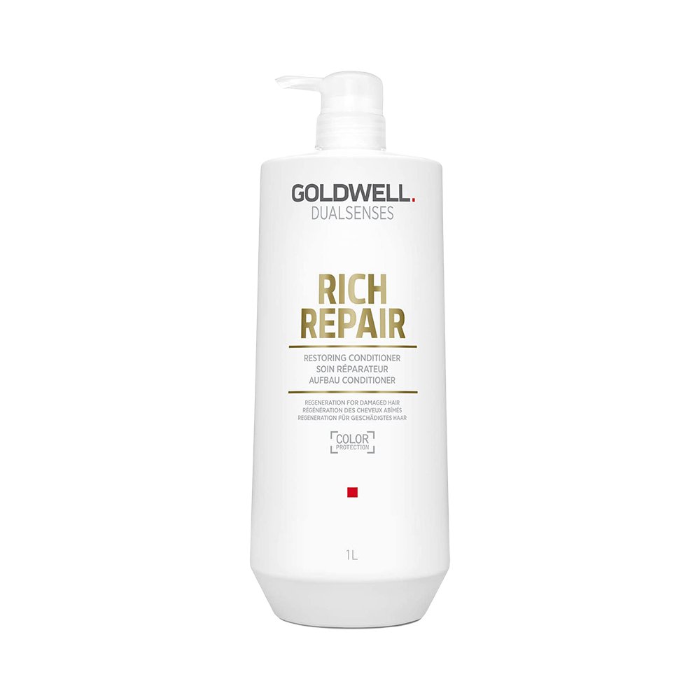 Восстанавливающий кондиционер для сухих и повреждённых волос Goldwell Dualsenses Rich Repair Restoring Conditioner 1000 мл - основное фото