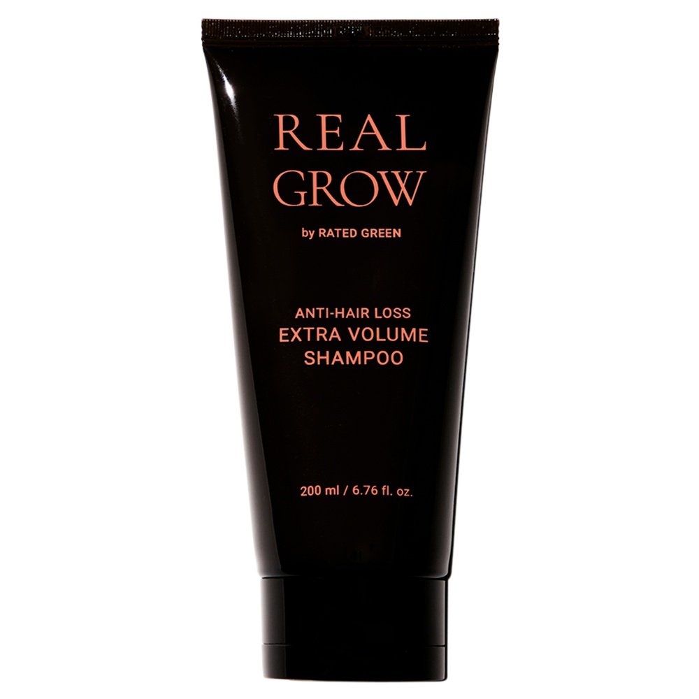 Шампунь для об'єму волосся та профілактики випадіння Rated Green Real Grow Anti Hair Loss Extra Volume Shampoo 200 мл - основне фото