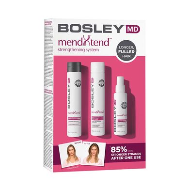 Набір для зміцнення та живлення волосся BosleyMD MendXtend Hair Strengthening System - основне фото