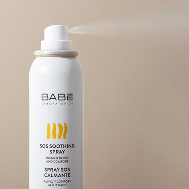 Заспокійливий SOS-спрей для подразненої та атопічної шкіри Babe Laboratorios Body SOS Soothing Spray 125 мл - основне фото