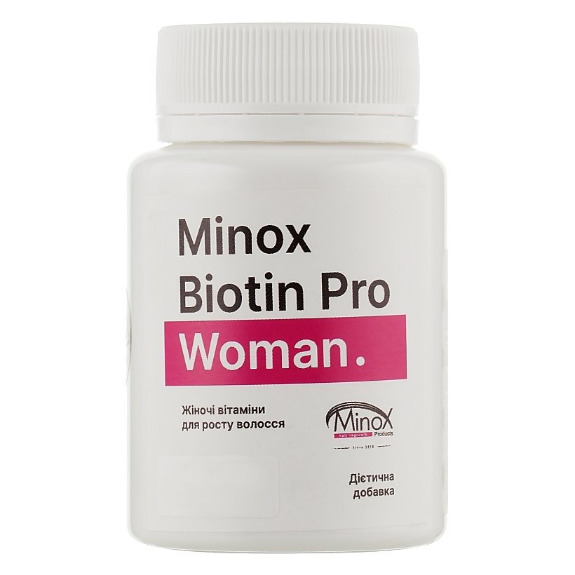 Женские витамины для роста волос MinoX Biotin Pro Woman 100 шт - основное фото