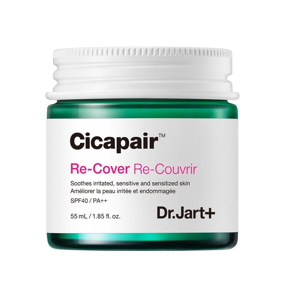 Відновлювальний денний крем із екстрактом центелли Dr. Jart+ Cicapair Derma Green Solution Re-Cover SPF 40 PA++ 55 мл - основне фото