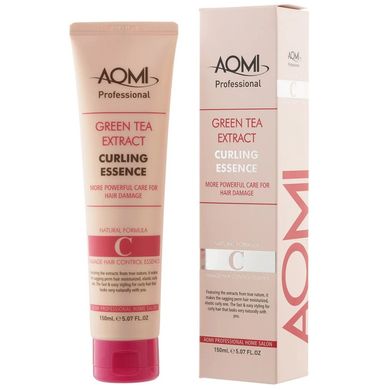 Есенція з ефектом стайлінгу для кучерявого волосся AOMI Green Tea Extract Curling Essence 150 мл - основне фото