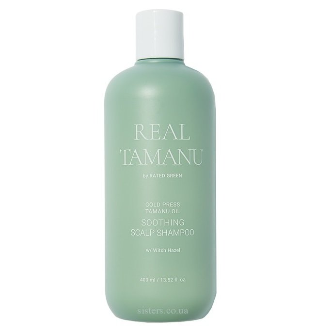 Заспокійливий шампунь з олією таману RATED GREEN REAL TAMANU Cold Press Tamanu Oil Soothing Scalp Shampoo 400 мл - основне фото