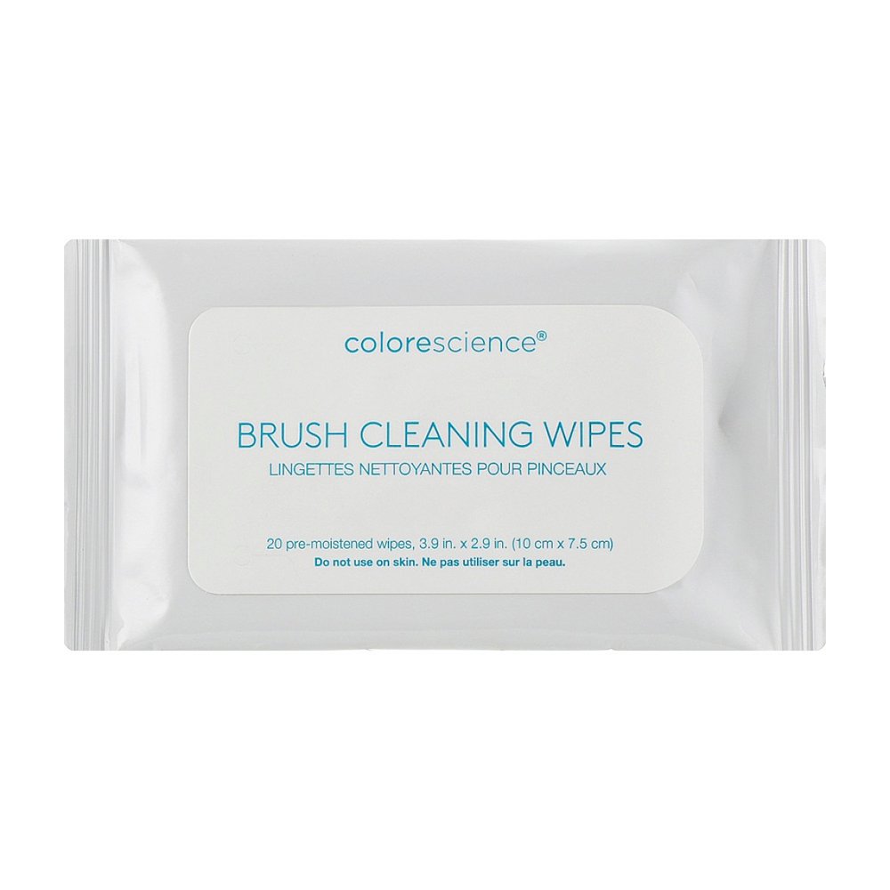 Серветки для очищення пензлів для макіяжу ColoreScience Brush Cleaning Wipes 20 шт - основне фото