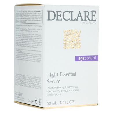 Нічна відновлювальна сироватка DECLARE Age Control Night Repair Essential Serum 50 мл - основне фото
