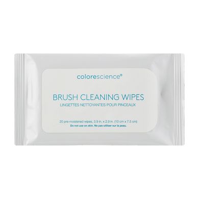 Салфетки для очищения кистей для макияжа ColoreScience Brush Cleaning Wipes 20 шт - основное фото