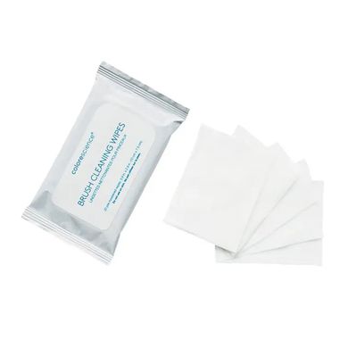 Серветки для очищення пензлів для макіяжу ColoreScience Brush Cleaning Wipes 20 шт - основне фото