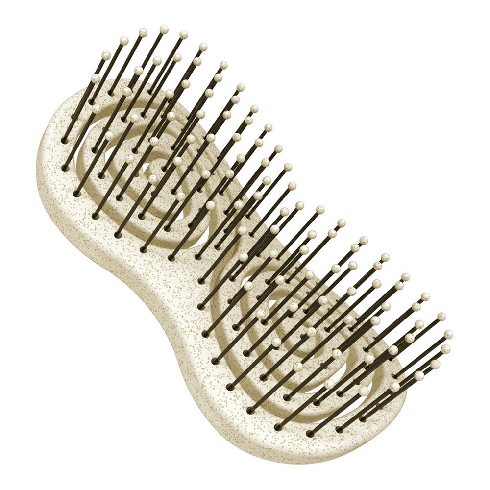 Кремовая массажаная щётка Hairway Wellness Brush Organica 08096-20 188 мм - основное фото