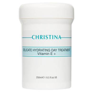 Деликатный увлажняющий дневной лечебный крем с витамином Е для нормальной и сухой кожи Christina Delicate Hydrating Day Treatment 250 мл - основное фото