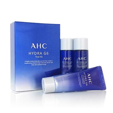 Набор миниатюр для увлажнения лица AHC Hydra G6 Trial Kit 25 + 25 + 25 мл - основное фото