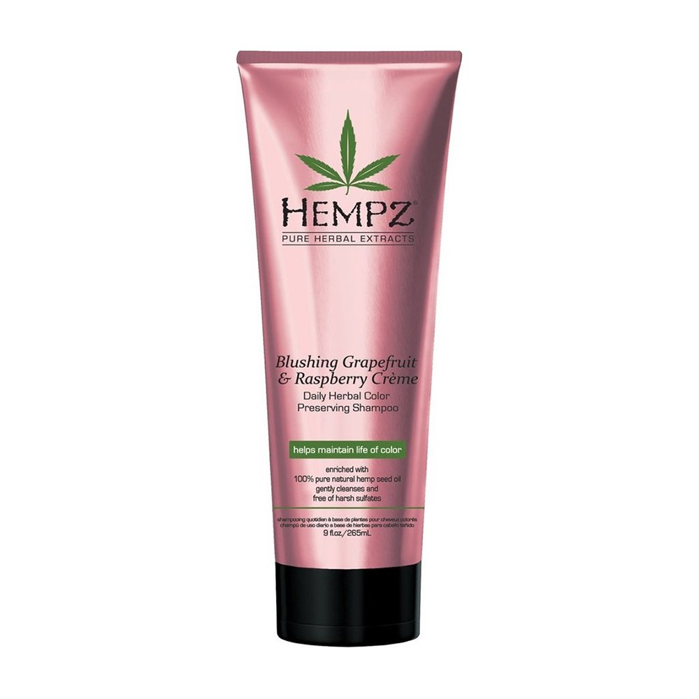 Шампунь для збереження кольору та блиску фарбованого волосся HEMPZ Daily Hair Care Blushing Grapefruit & Raspberry Creme Shampoo 265 мл - основне фото