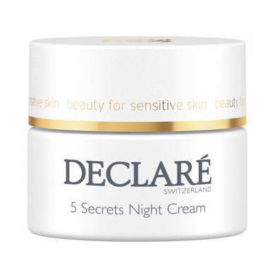 Нічний відновлюваний крем «5 секретів» DECLARE Stress Balance 5 Secrets Night Cream 50 мл - основне фото