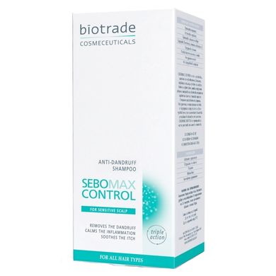 Шампунь против перхоти Biotrade Sebomax Control Anti-Dandruff Shampoo 200 мл - основное фото