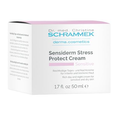 Восстанавливающий крем для чувствительной кожи Dr.Schrammek Sensiderm Stress Protect Cream 50 мл - основное фото