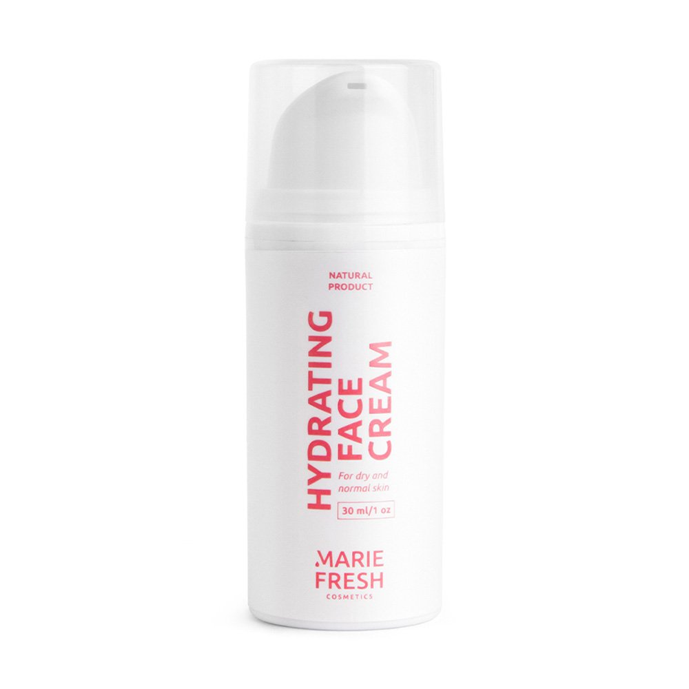 Крем з гіалуроновою кислотою для нормальної та сухої шкіри Marie Fresh Cosmetics Hydrating Face Cream 30 мл - основне фото
