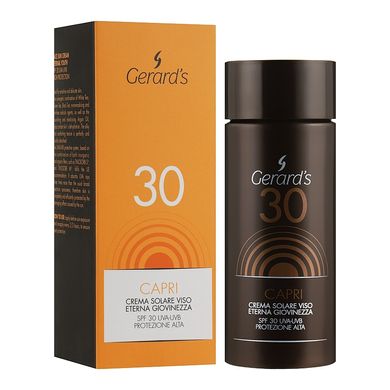 Антиоксидантний крем для обличчя та тіла Gerard's Capri Sun Cream For Face SPF 30 125 мл - основне фото