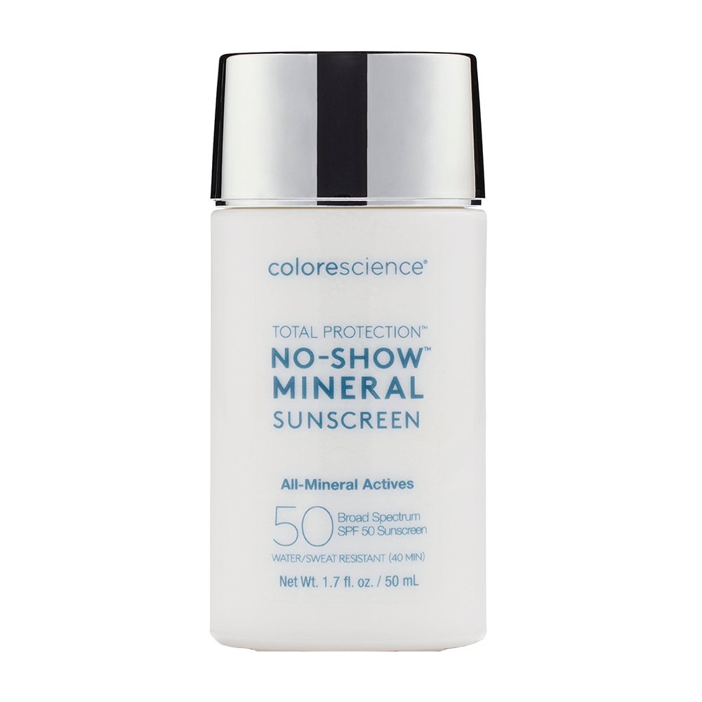 Прозорий мінеральний сонцезахисний флюїд Colorescience Total Protection No-Show Mineral Sunscreen SPF 50 50 мл - основне фото