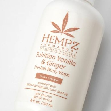 Крем-гель для душу «Таїтянська ваніль-Імбір» HEMPZ Aromabody Tahitian Vanilla & Ginger Herbal Body Wash 237 мл - основне фото