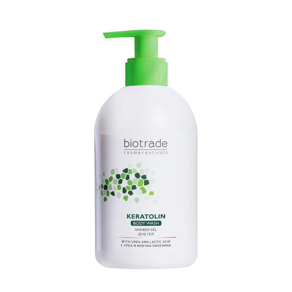 Гель для душу для сухої та чутливої шкіри Biotrade Keratolin Body Wash Shower Gel 400 мл - основне фото
