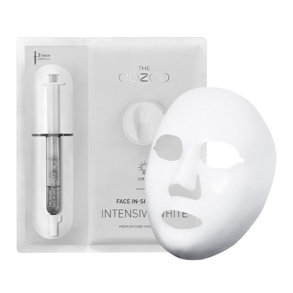 Освітлювальна маска з ніацинамідом THE OOZOO Face In-Shot Mask Intensive White 2,8 + 27 мл - основне фото