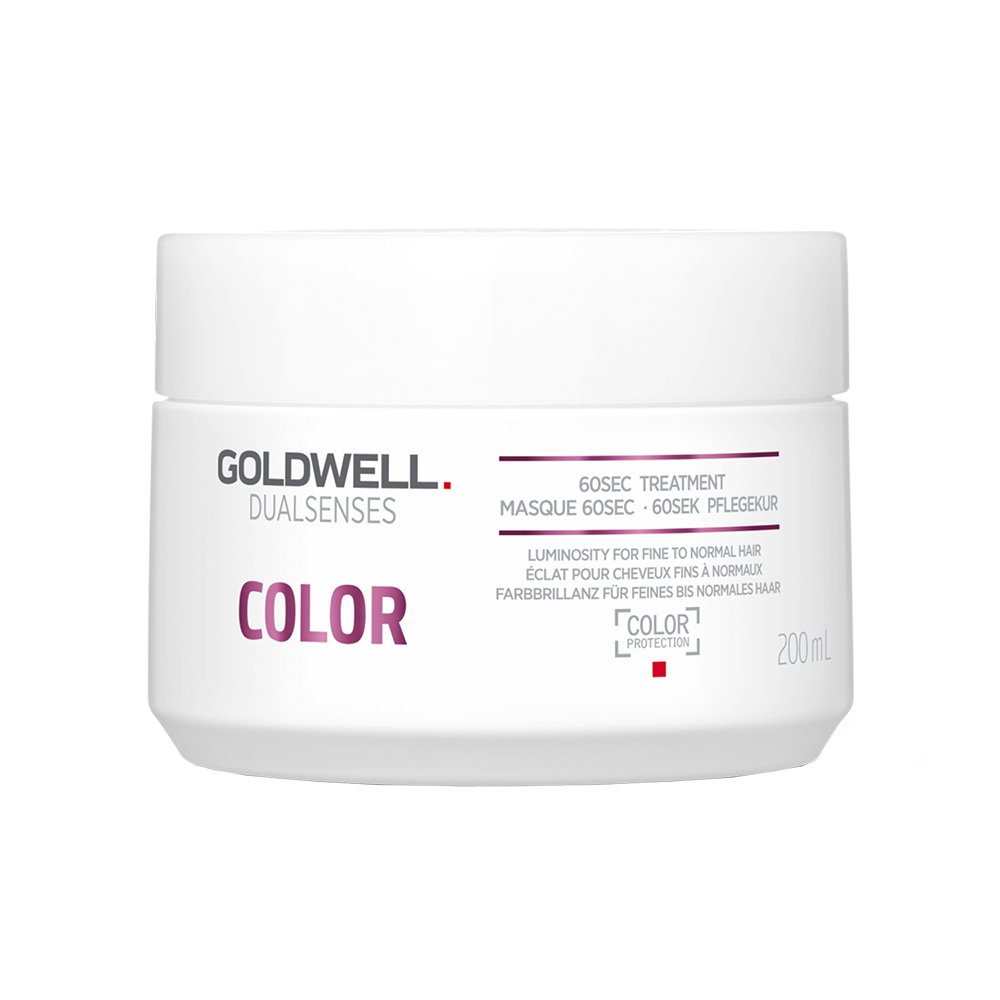 Укрепляющая маска для тонких окрашенных волос Goldwell Dualsenses Color 60 Sec Treatment 200 мл - основное фото