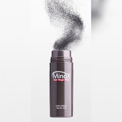 Пудра-камуфляж для волосся № 11 (сивий) MinoX Hair Magic Filler Hair Fibers (gray) 25 г - основне фото