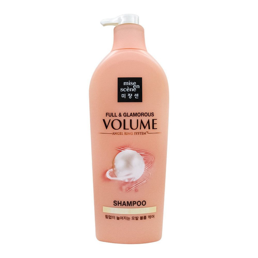 Шампунь для надання об'єму з перловою пудрою Mise En Scene Pearl Full & Glamorous Volume Shampoo 780 мл - основне фото