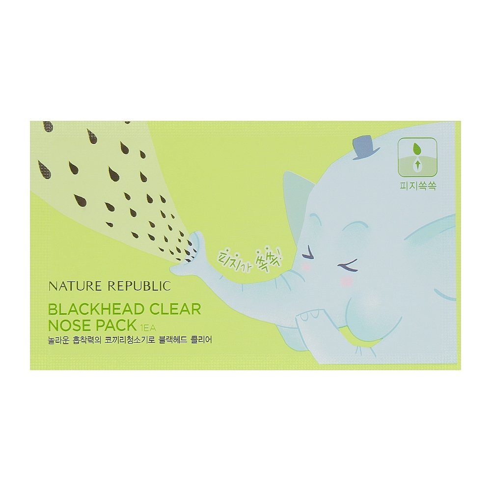 Пластирі для очищення пор NATURE REPUBLIC Black Head Clear Nose Pack 1 шт - основне фото