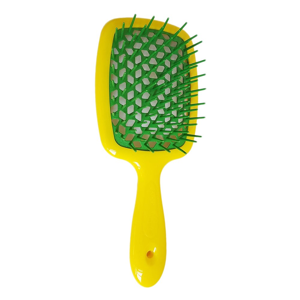 Жовто-зелена прямокутна щітка для волосся Janeke Superbrush The Original 86SP226 GIV - основне фото