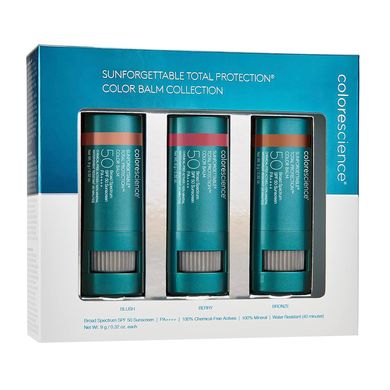 Набір рум'ян/бальзамів для губ ColoreScience Sunforgettable Total Protection Color Balm SPF 50 Multipack - основне фото