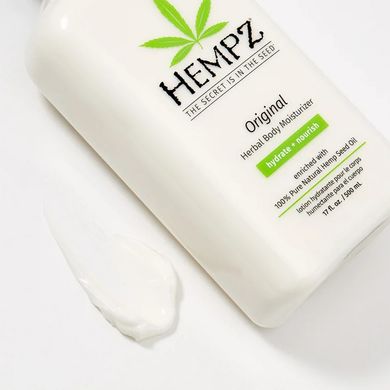 Зволожувальне та поживне молочко для тіла HEMPZ Original Herbal Body Moisturizer 500 мл - основне фото