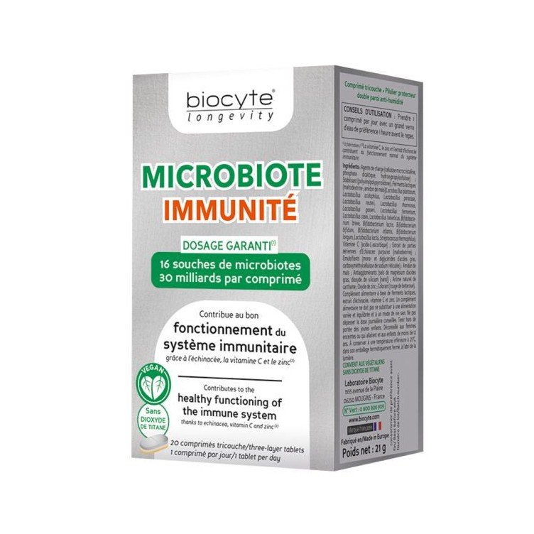 Харчова добавка Biocyte Microbiote immunite 20 шт - основне фото