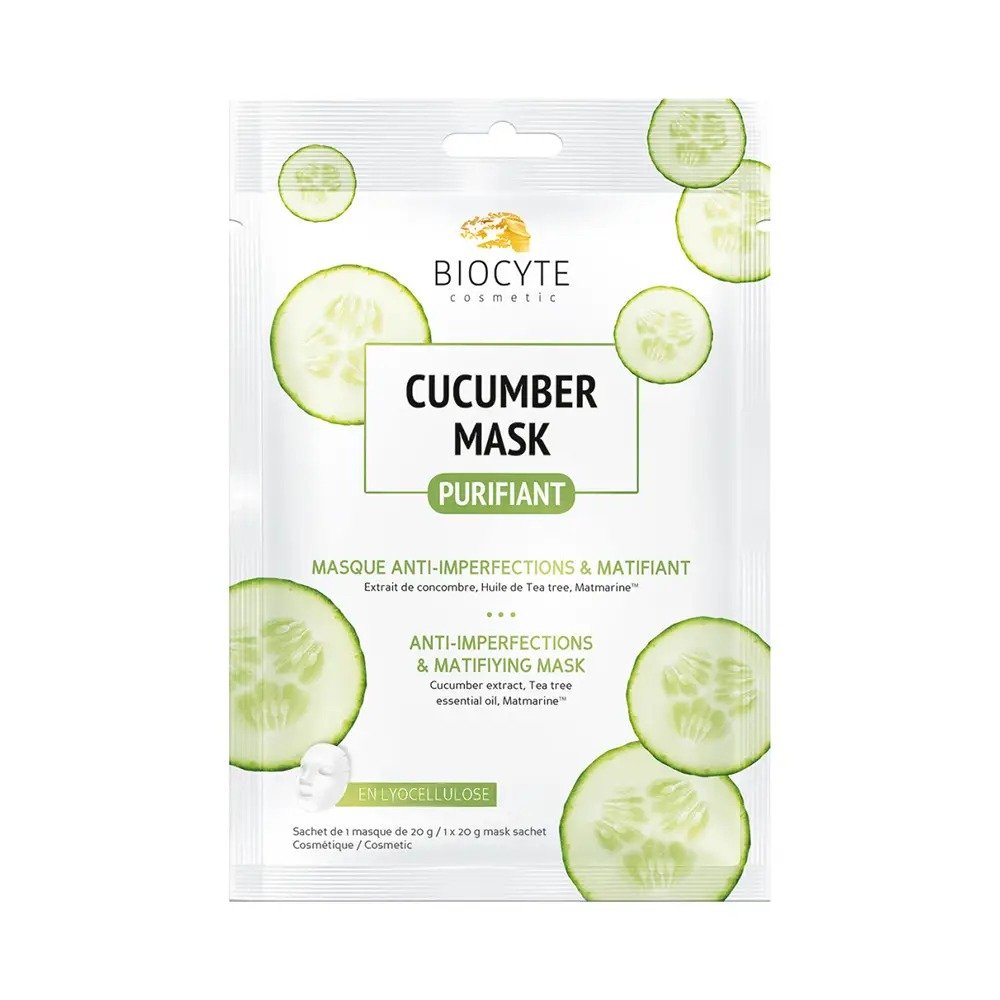 Огіркова тканинна маска Biocyte Cucumber Mask 1 шт - основне фото